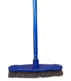 Art.-Nr. 247 + 711 Bodenbesen / hart + Metallstiel 120 cm