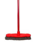 Art.-Nr. 247 + 711 Bodenbesen / hart + Metallstiel 120 cm