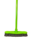 Art.-Nr. 247 + 711 Bodenbesen / hart + Metallstiel 120 cm