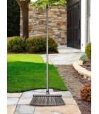 Art.-Nr. 251 + 711 Bodenbesen / Holzdesign + Metallstiel 120 cm