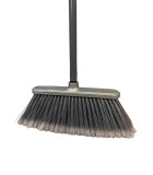 Art.-Nr. 257 + 711 Bodenbesen / Holzdesign (Langfaser) + Metallstiel 120 cm