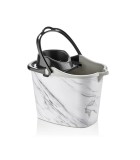 Art.-Nr. 745 Moppeimer / gemustert – 4 Räder – 14 Liter